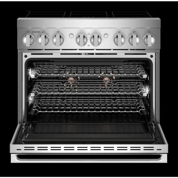 Jennair® NOIR™ 36" Induction Professional-Style Range JPIFC736RM