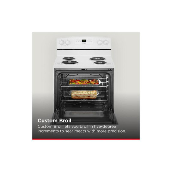 30-inch Amana® Electric Range with Bake Assist Temps ACR4303MFW