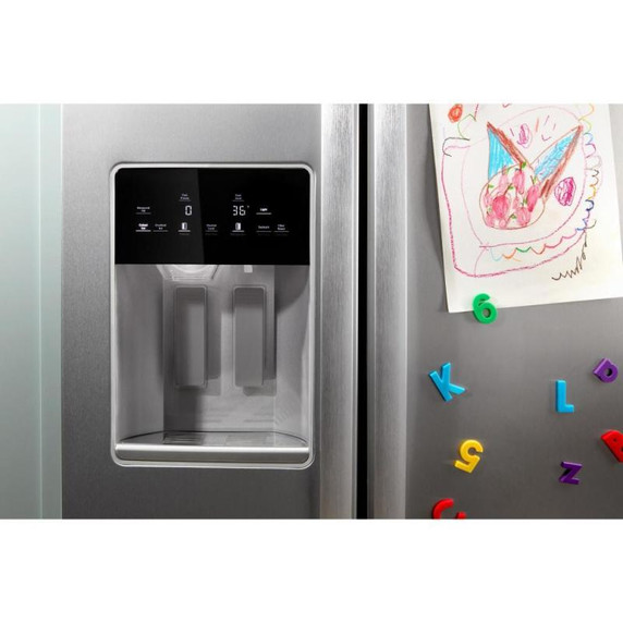 Whirlpool® 36-inch Counter Depth Side-by-Side Refrigerator with TruCool™ System WRSC5536RV