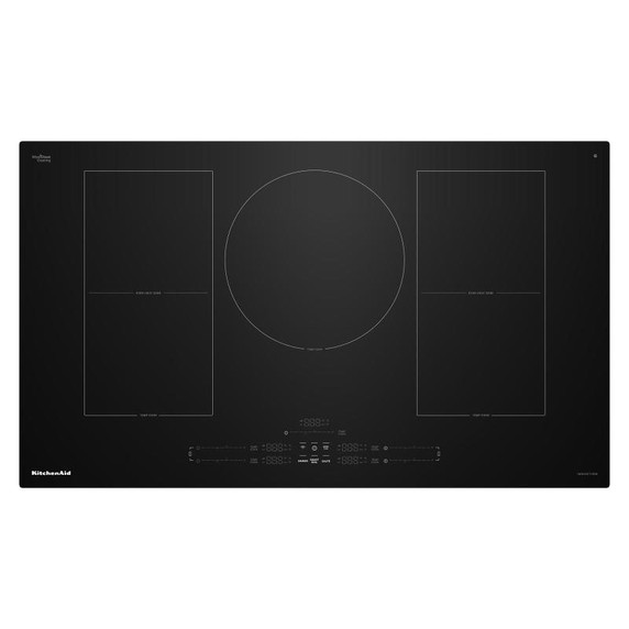 Kitchenaid® 36" Temp Cook™ Induction Cooktop with 5 Cooking Zones KCIT736SBL