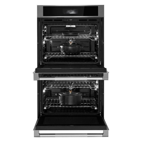 Jennair® RISE™ Double Wall Oven with MultiMode® True Convection with Smooth Glide Flat-Tine Racks JOEDC530RL