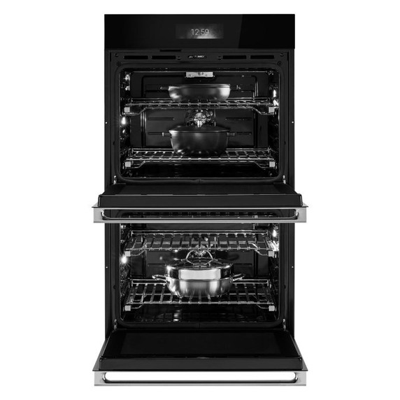 Jennair® NOIR™ Double Wall Oven with MultiMode® True Convection with Smooth Glide Flat-Tine Racks JOEDC530RM