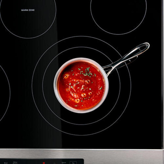 Whirlpool® 30-inch Electric Smart Range with Fan Convection Air Cooking Technology YWSES5030SB