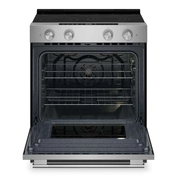 Kitchenaid® 5.3 Cu. Ft. Smart Slide-in Electric Range with Convection Cooking Modes YKSES330SPS