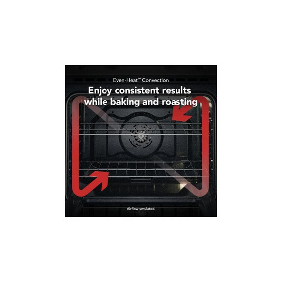 Kitchenaid® 5.3 Cu. Ft. Smart Slide-in Electric Range with Convection Cooking Modes YKSES330SPS