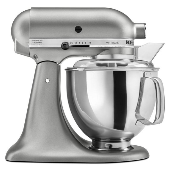 Kitchenaid® Artisan® Series 5 Quart Tilt-Head Stand Mixer KSM150PSCU