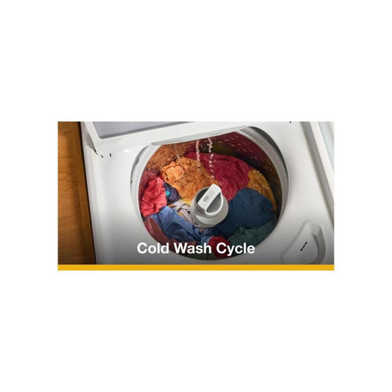 4.8 - 4.9 Cu. Ft. I.E.C. Whirlpool® Top Load Washer with 2-in-1 Removable Agitator. WTW4107SW