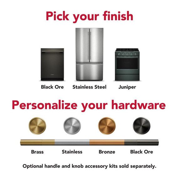 Kitchenaid® Third Level Utensil Rack Dishwasher with 30+ Total Wash Jets in PrintShield™ Finish, 47 dBA KDTS224SPS