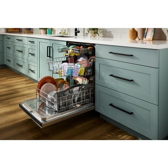 Whirlpool® 24-Inch Dishwasher with Total Coverage Wash Action and Auto Open Air Dry in Fingerprint Resistant Stainless Steel WDTS8024SZ