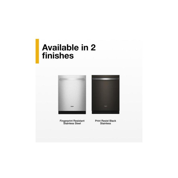Whirlpool® 24-Inch Dishwasher with Total Coverage Wash Action and Auto Open Air Dry in Fingerprint Resistant Stainless Steel WDTS8024SZ