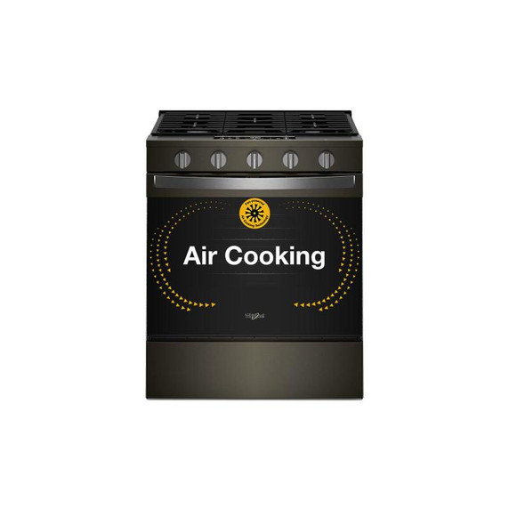 Whirlpool® 30-inch Gas Range with Air Cooking Technology WSGS5030SV