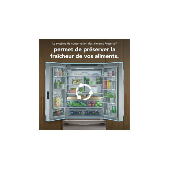 Kitchenaid® 24 cu. ft. 36-Inch Width Counter-Depth French Door Refrigerator with Interior Dispense KRFC236SPS