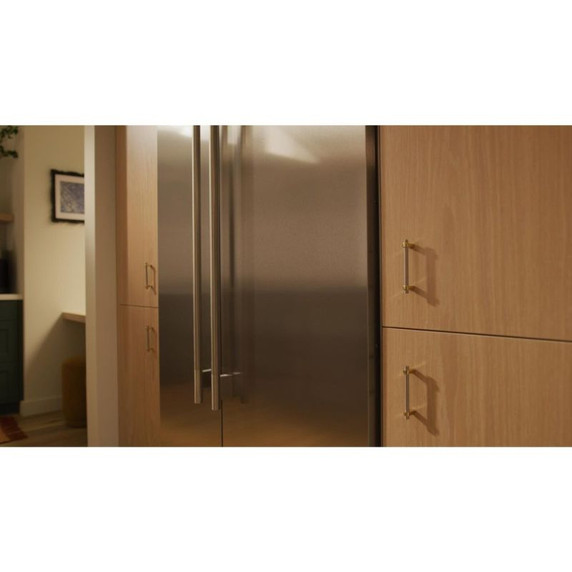 Kitchenaid® 25.5 Cu. Ft. 42" Built-In Side-by-Side Refrigerator with Platinum Interior KBSN742SPS