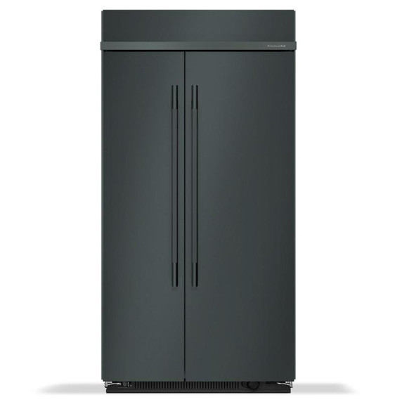 Kitchenaid® 25.5 Cu. Ft. 42" Built-In Side-by-Side Refrigerator with Platinum Interior KBSN742SJP Kitchenaid® 25.5 Cu. Ft. 42" Built-In Side-by-Side Refrigerator with Platinum Interior KBSN742SJP
