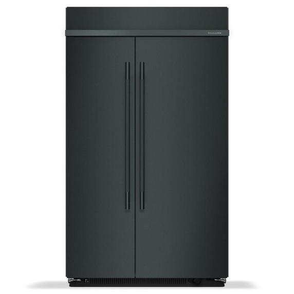Kitchenaid® 30 Cu. Ft. 48" Built-In Side-by-Side Refrigerator with Platinum Interior KBSN748SJP Kitchenaid® 30 Cu. Ft. 48" Built-In Side-by-Side Refrigerator with Platinum Interior KBSN748SJP
