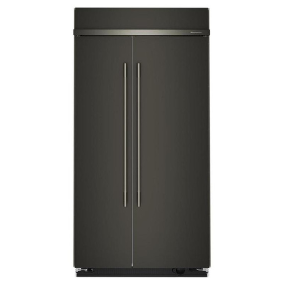 Kitchenaid® 25.5 Cu. Ft. 42" Built-In Side-by-Side Refrigerator with Platinum Interior KBSN742SBE