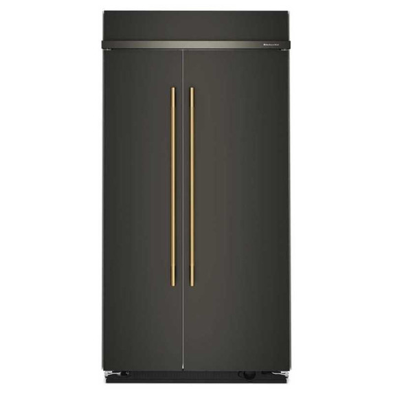 Kitchenaid® 25.5 Cu. Ft. 42" Built-In Side-by-Side Refrigerator with Platinum Interior KBSN742SBE