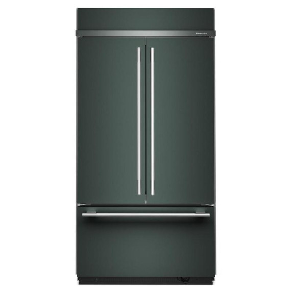 Kitchenaid® 24.2 Cu. Ft. 42" Built-In French Door Bottom Mount Refrigerator with Platinum Interior KBFN542SJP