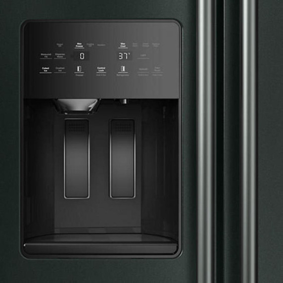 Kitchenaid® 20.8 Cu. Ft. Counter-Depth Side-by-Side Refrigerator with Exterior Ice and Water Dispenser in Junipe KRSC536RJP