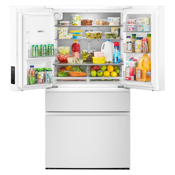 Whirlpool® 29 Cu. Ft. Family-Sized Capacity French door refrigerator with Flexible Temperature Drawer WRMF3736SW Whirlpool® 29 Cu. Ft. Family-Sized Capacity French door refrigerator with Flexible Temperature Drawer WRMF3736SW