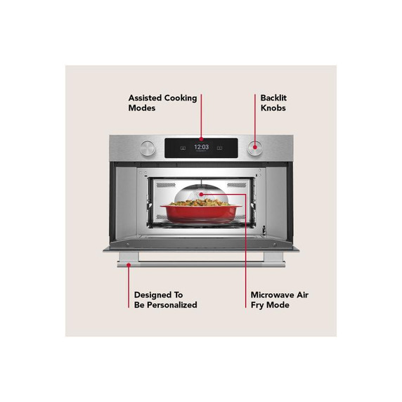 Kitchenaid® 30" Built In Microwave Oven with Air Fry KMBS730SPS