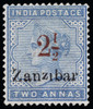 Zanzibar Scott 30bD Gibbons 26kD Mint Stamp