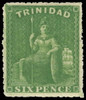 Trinidad Scott 25V Gibbons 42 Mint Stamp