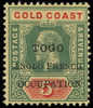 Togo Scott 78V3 Gibbons 44c Mint Stamp