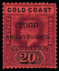 Togo Scott 76V3 Gibbons 46f Mint Stamp