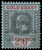 Togo Scott 74V3 Gibbons 43c Mint Stamp
