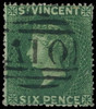 St. Vincent Scott 1B Gibbons 2 Used Stamp