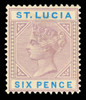 St. Lucia Scott 35a Gibbons 41a Mint Stamp