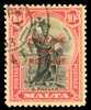 Malta Scott 148-166 Gibbons 174-192 Used Set of Stamps (1)