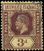 Leeward Islands Scott 58-60 Gibbons 51a-57a Used Set of Stamps