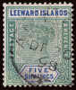 Leeward Islands Scott 1-8 Gibbons 1-8 Used Set of Stamps