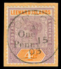 Leeward Islands Scott 17-19 Gibbons 17-19 Used Set of Stamps