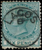 Lagos Scott 5 Gibbons 6 Used Stamp (1)