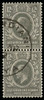 Kenya, Uganda and Tanganyika Scott 5 Gibbons 69 Used Rejoined Strip of 2 Stamps