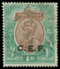 India Scott M33 Gibbons C34 Used Stamp