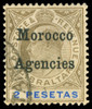 Great Britain Offices in Morocco Scott 26 Gibbons 23 Used Stamp