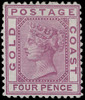 Gold Coast Scott 2 Gibbons 2 Mint Stamp