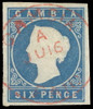 Gambia Scott 4v Gibbons 8w Used Stamp