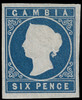 Gambia Scott 4 Gibbons 8 Mint Stamp