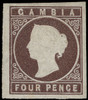 Gambia Scott 1a Gibbons 1 Mint Stamp (1)