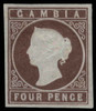 Gambia Scott 1a Gibbons 1 Mint Stamp (2)
