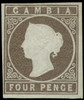 Gambia Scott 1 Gibbons 2 Mint Stamp (1)