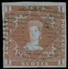 Canada / Nova Scotia Scott 1 Gibbons 1 Used Stamp