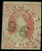 Australia / Queensland Scott 1 Gibbons 1 Used Stamp