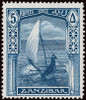 Zanzibar Scott 154V Gibbons 274w Mint Stamp