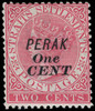 Malaya / Perak Scott 28a Gibbons 53 Mint Stamp